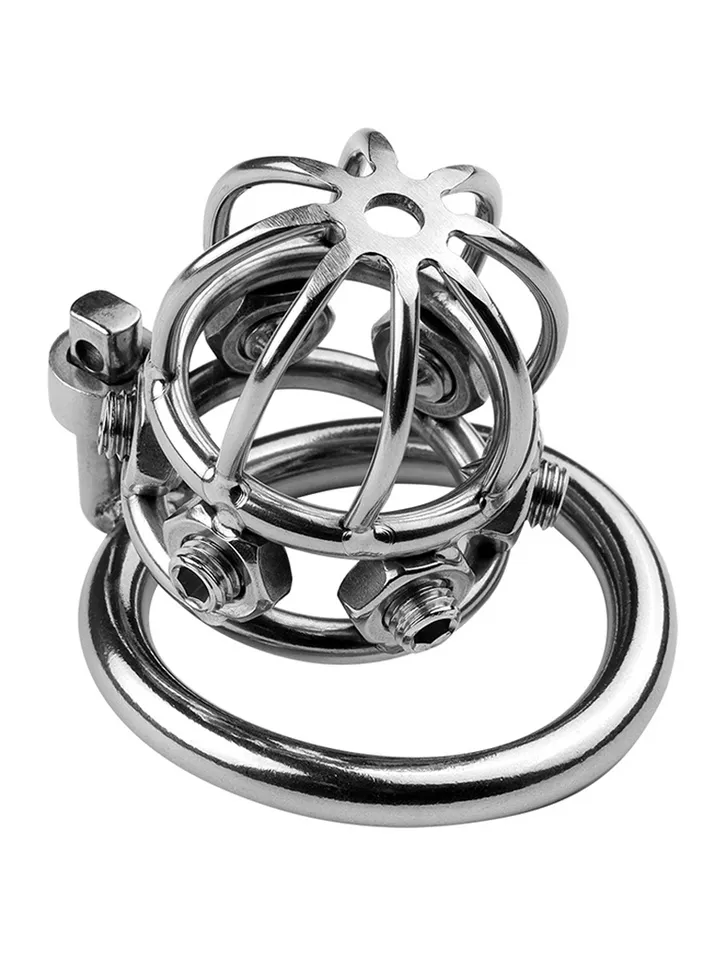 Cocklock Spike Cock Metal Chastity Cage 45 mm - Šķīstības būris 1 [full]