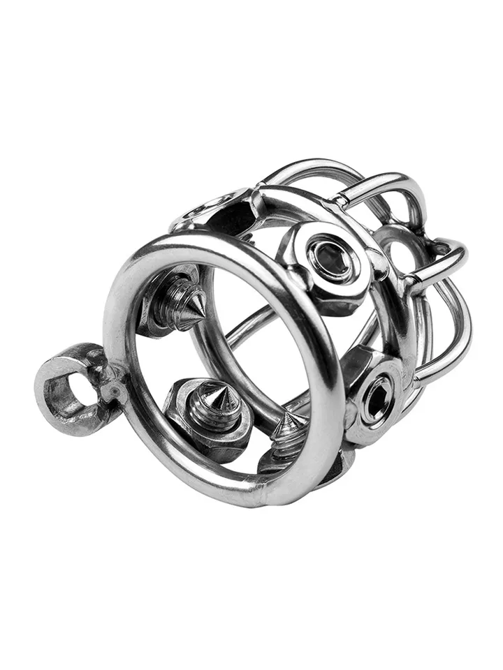 Cocklock Spike Cock Metal Chastity Cage 45 mm - Šķīstības būris 3 [full]