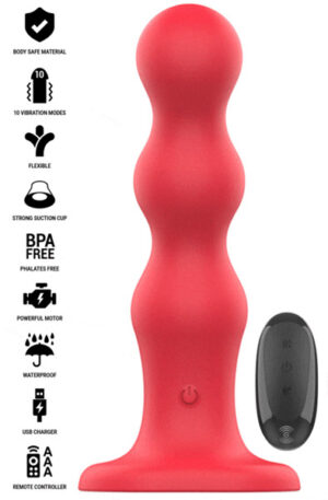 Cody Vibrator 10 Modes Remote Control - Vibrējošs dildo 1