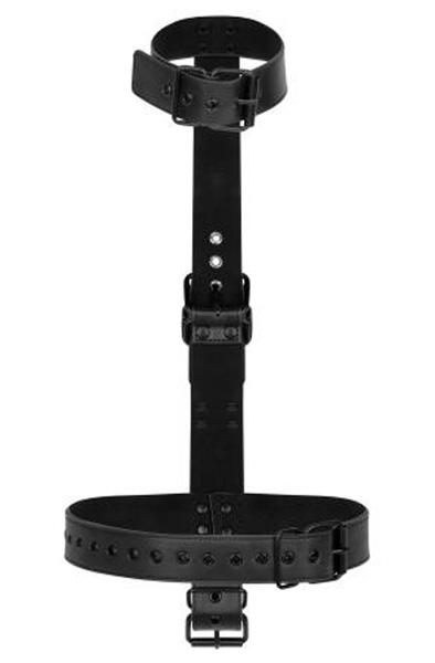 Collar With Wrist Cuffs Body Restraint Set - Amata meistars 3