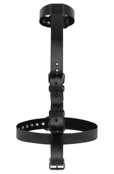 Collar With Wrist Cuffs Body Restraint Set - Amata meistars 4