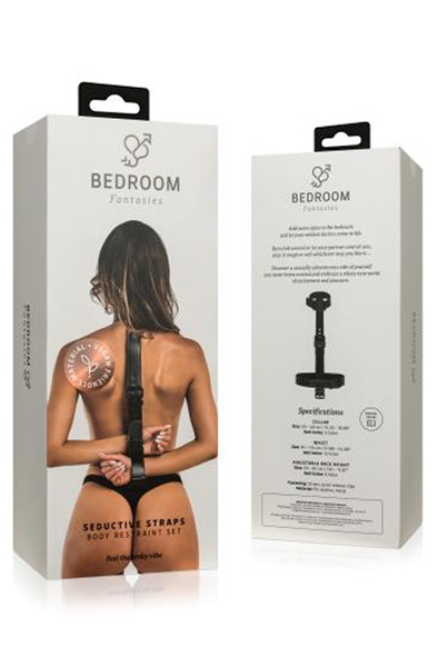 Collar With Wrist Cuffs Body Restraint Set - Amata meistars 5