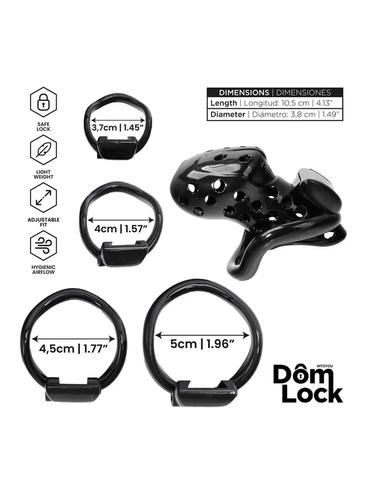 Convict Chastity Cage With Internal Lock - Dzimumlocekļa būris 2 [full]