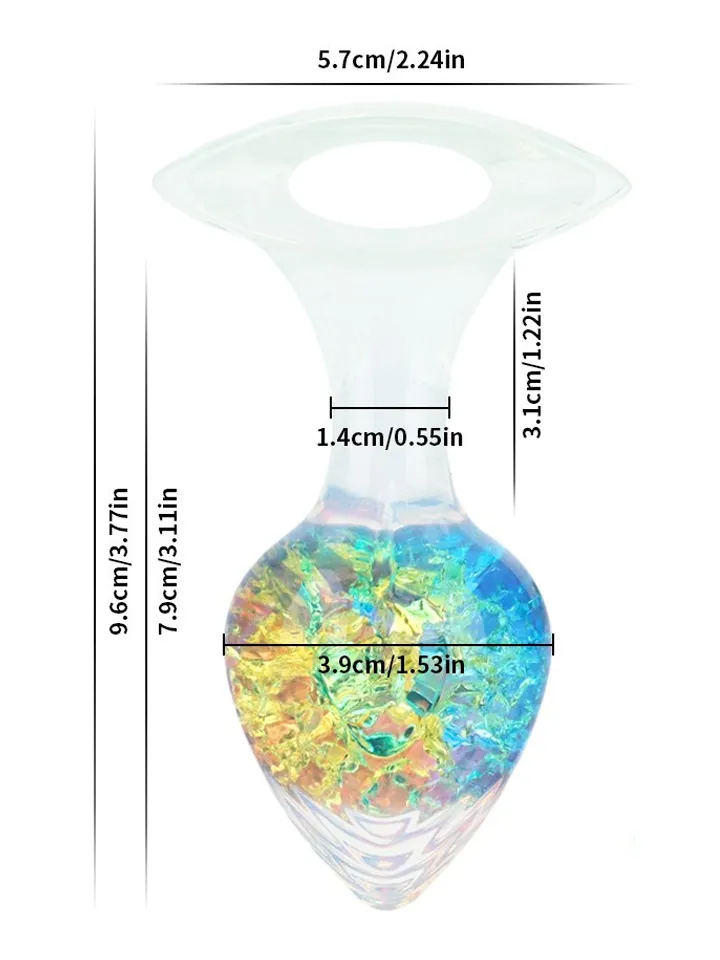 Cosmic Galaxy Butt Plug 9 cm - Anālais spraudnis 3 [full]