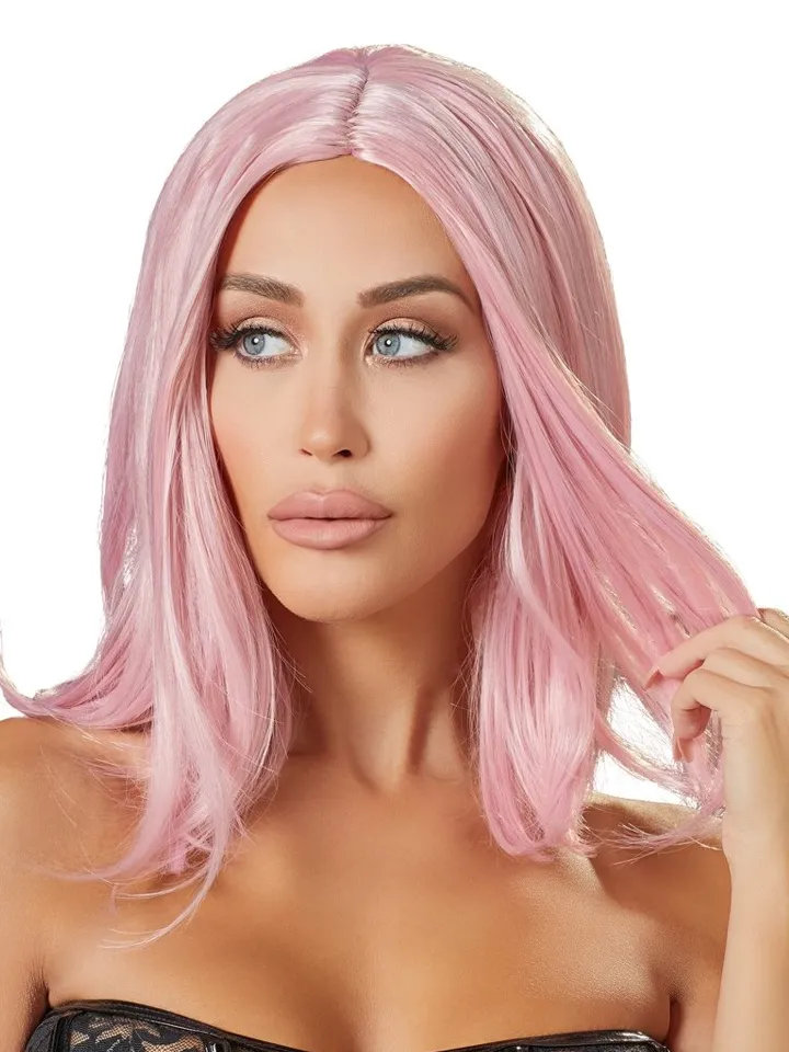 Cottelli Collection Pink Wig - Rosa Peruk 1 [full]