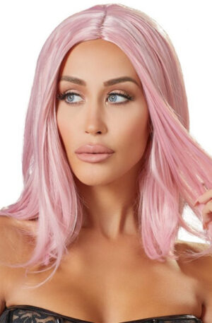 Cottelli Collection Pink Wig - Rosa Peruk 1