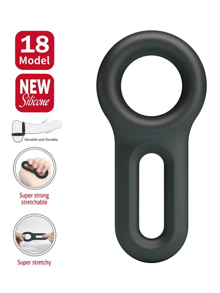 Crazy Bull Oniel Cock & Ball Ring - Dzimumlocekļa un sēklinieku maisiņa gredzeni 2 [full]