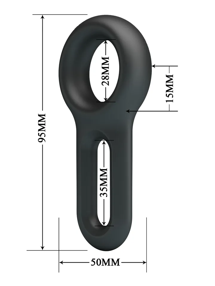 Crazy Bull Oniel Cock & Ball Ring - Dzimumlocekļa un sēklinieku maisiņa gredzeni 3 [full]