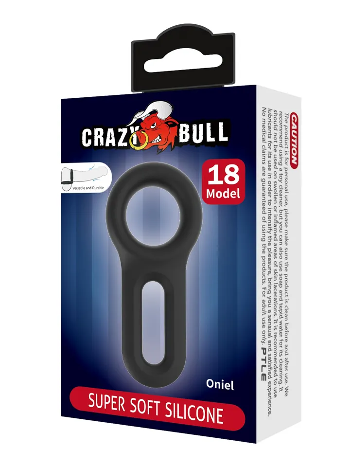 Crazy Bull Oniel Cock & Ball Ring - Dzimumlocekļa un sēklinieku maisiņa gredzeni 4 [full]