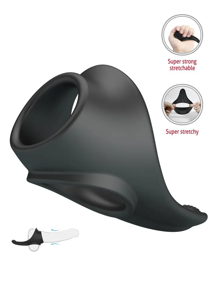 Crazy Bull Zadok Silicone Cock & Testicles Ring - Dzimumlocekļa un sēklinieku maisiņa gredzeni 1 [full]