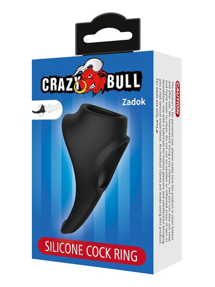 Crazy Bull Zadok Silicone Cock & Testicles Ring - Dzimumlocekļa un sēklinieku maisiņa gredzeni 5 [full]