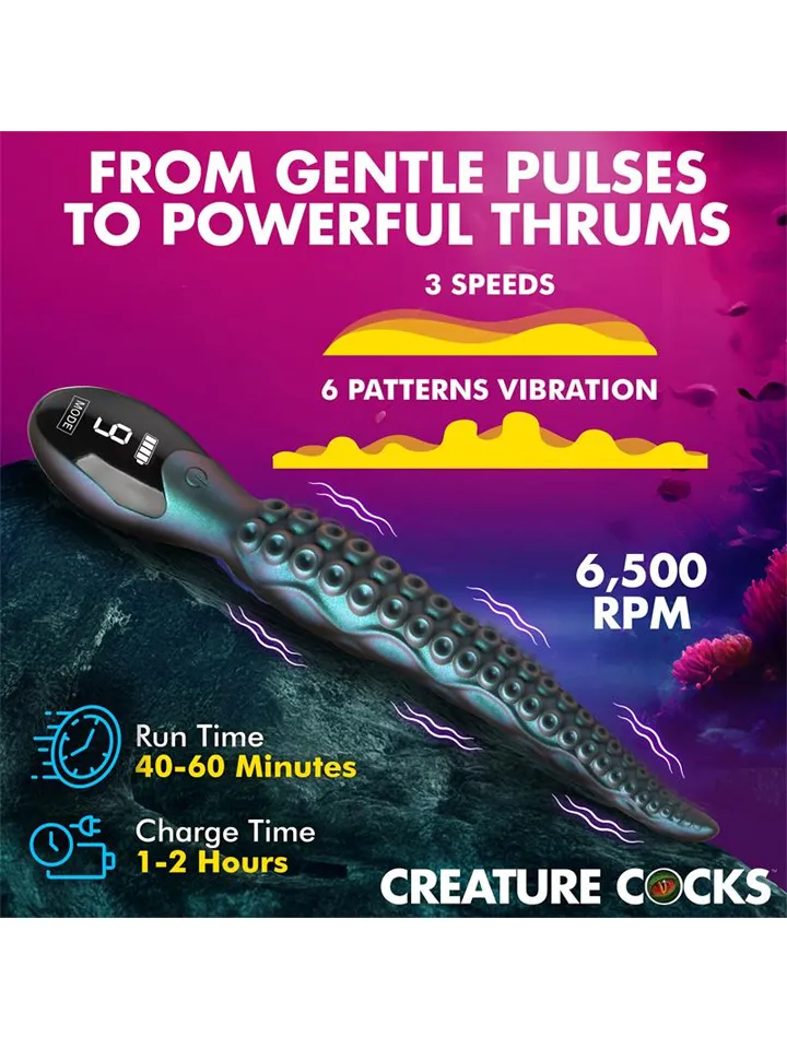 Creature Cocks Tentavibe Silicone Vibrator 27 cm - Vibrējošs dildo 2 [full]