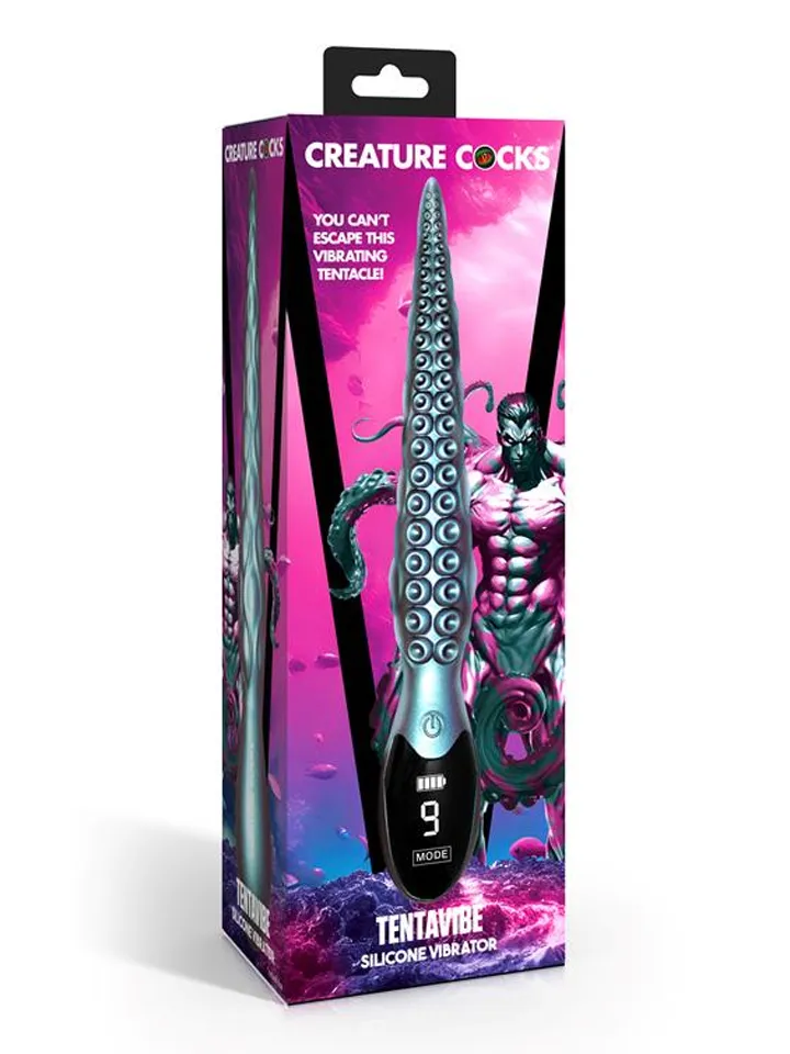 Creature Cocks Tentavibe Silicone Vibrator 27 cm - Vibrējošs dildo 4 [full]