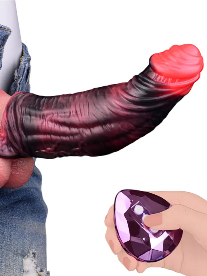 Crimtim Vibrating Penis Sleeve 18,5 cm - Vibrējoša penisa piedurkne 1 [full]