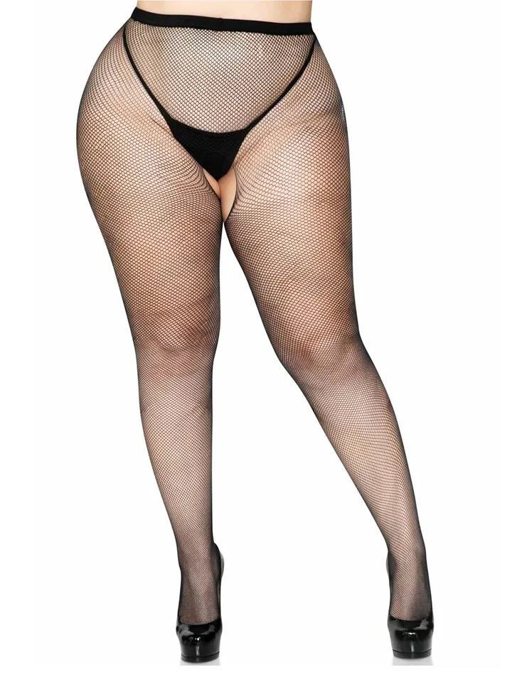 Crotchless Pantyhose Black Queen - Zeķes 1 [full]