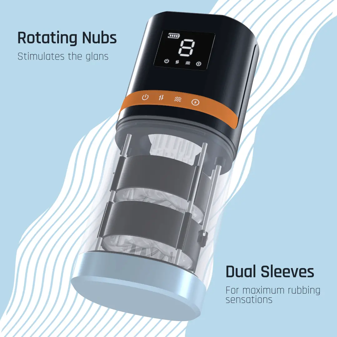 Cruizr 4-in-1 Masturbator With LCD Display - Automātiskais masturbators 1 [full]