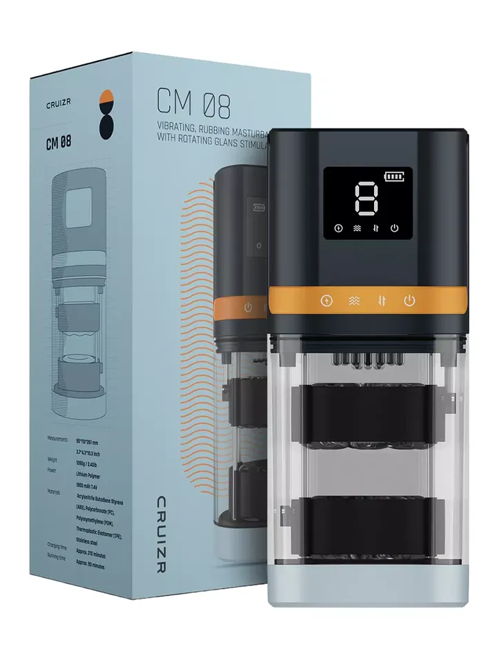Cruizr 4-in-1 Masturbator With LCD Display - Automātiskais masturbators 6 [full]