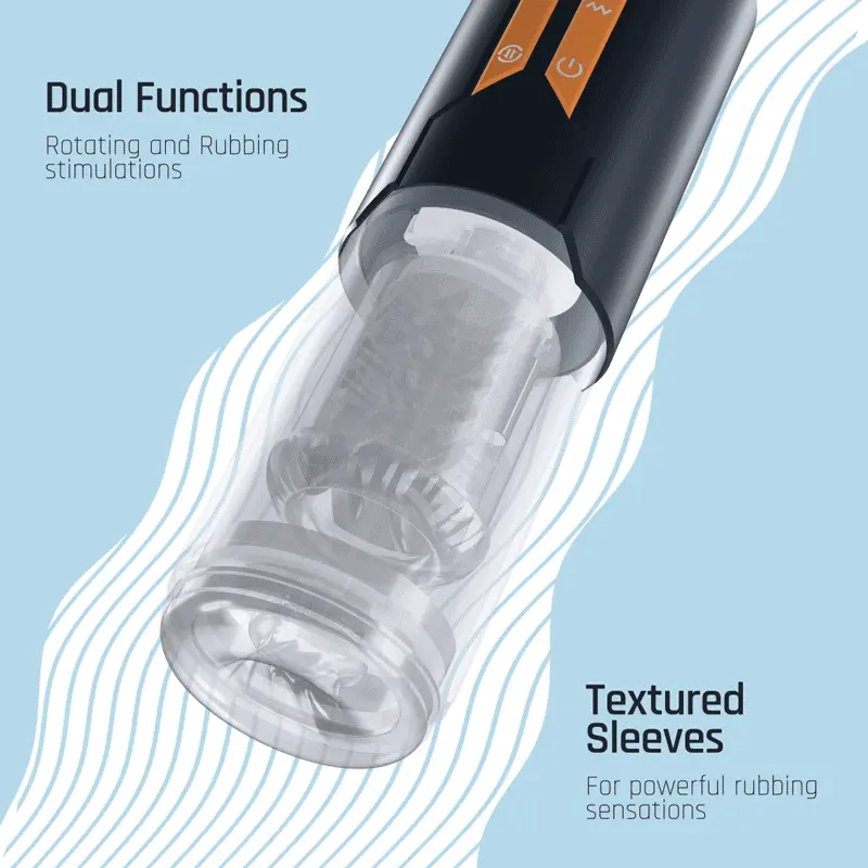 Cruizr CM09 3-in-1 Masturbator With LCD Display - Automātiskais masturbators 1 [full]