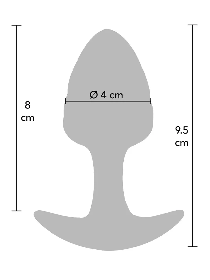 Crystal Butt Plug Medium - Anālais spraudnis 3 [full]