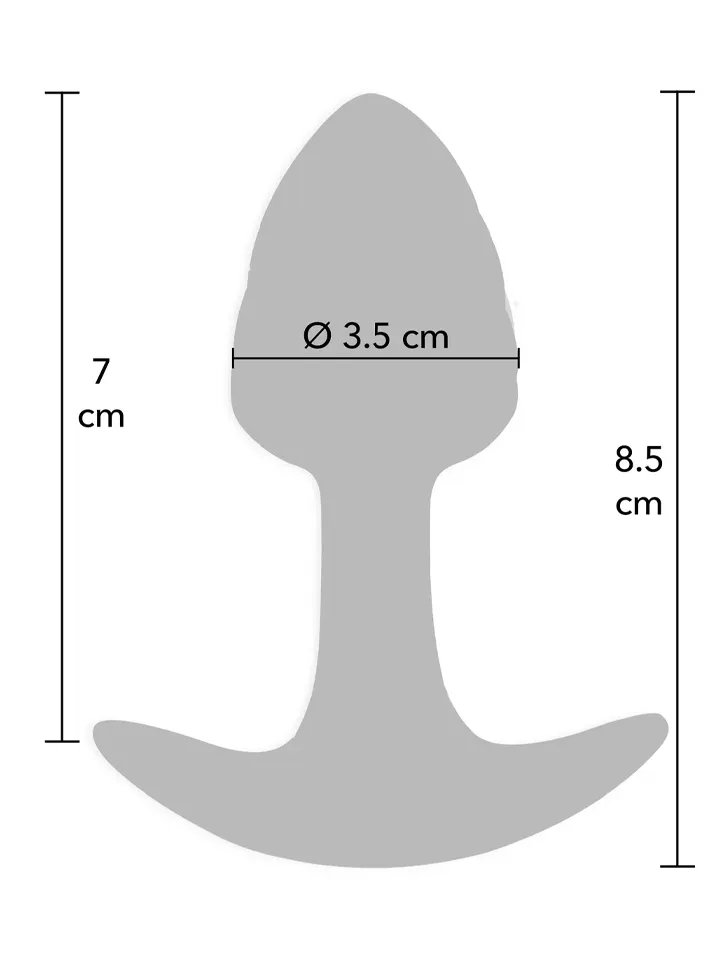 Crystal Butt Plug Small - Anālais spraudnis 3 [full]