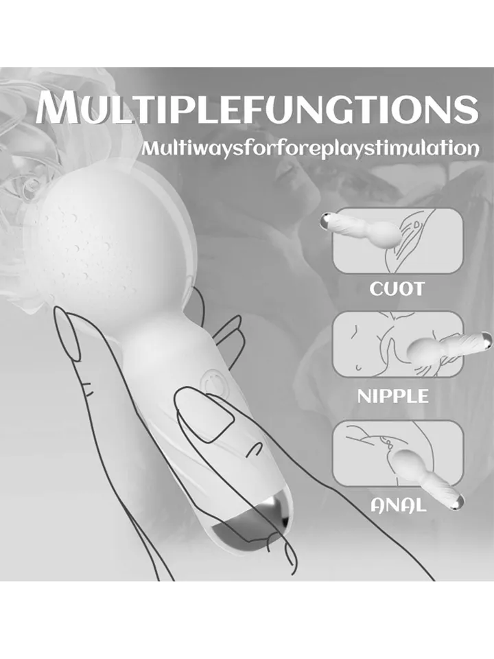 Cute Mini Wand Purple 11,5 cm - Burvju nūjiņa / masāžas zizlis 3 [full]