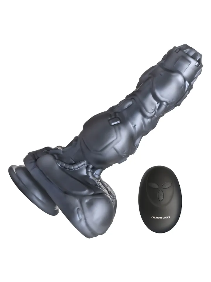Cyborg Cock Thrusting & Vibrating Dildo 24 cm - Monster dildo 4 [full]