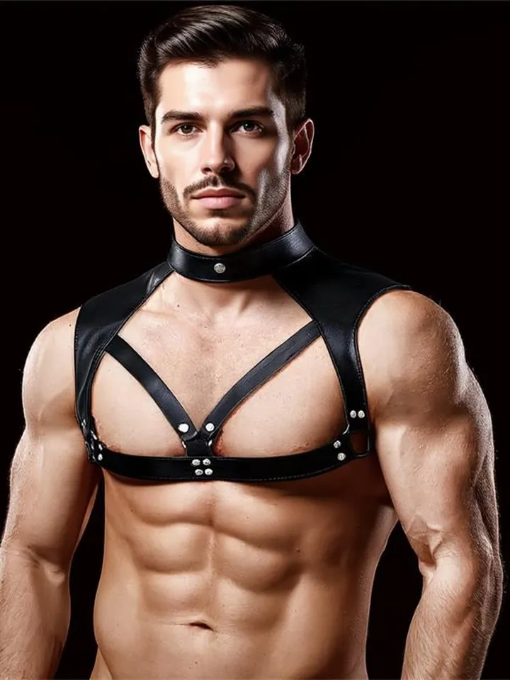 Darius Chest Bondage Harness - Bondage sele 3 [full]