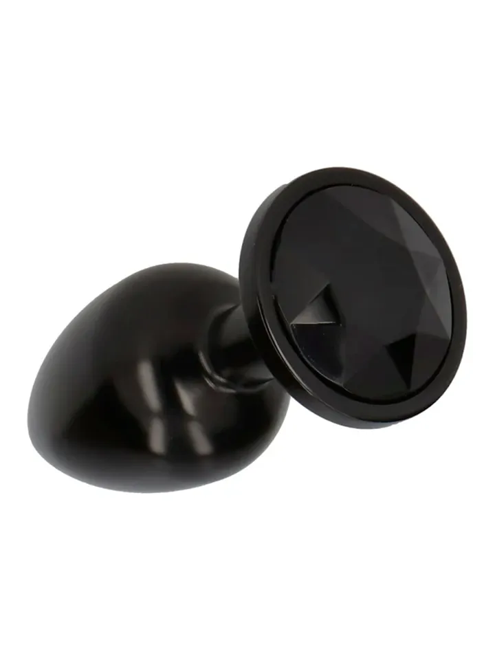 Dark Black Secret Plug Small - Anālais spraudnis metāla 3 [full]