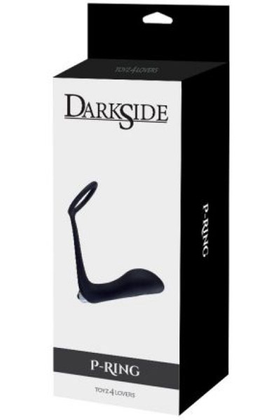 Dark Side Plug P-ring With Bullet - Prostatas vibrators ar dzimumlocekļa gredzenu 3