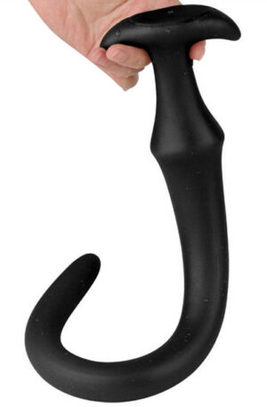 Darksil Ultra Long Slim Dildo Black L 50 cm - Īpaši garš anālais dildo 1