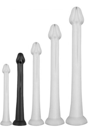 Darksil Whale Dildo Medium Black 40 cm - Īpaši garš anālais dildo 1