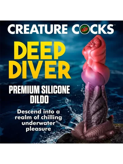 Deep Diver Silicone Dildo 19,3 cm - Dragon dildo 3