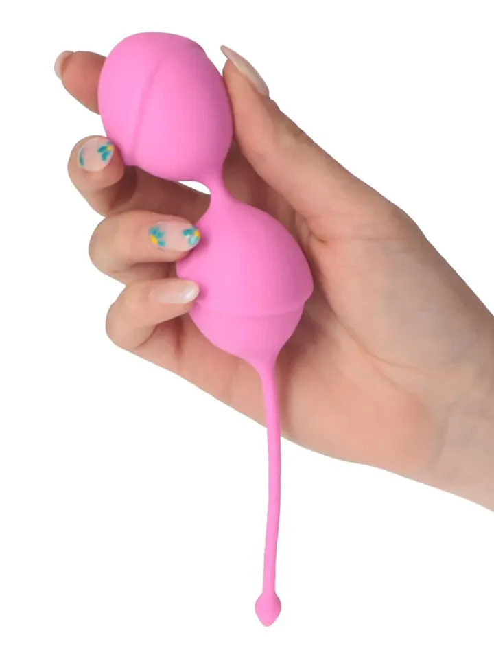 Delight Pussy Lichee Silicone Pink - Kegela bumbiņas 1 [full]
