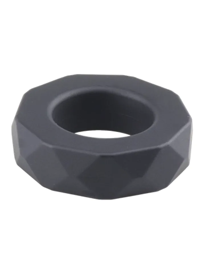 Deluxe Silicone Cock Ring Black - Gaiļa gredzens 3 [full]