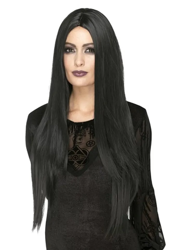 Deluxe Wig Black - Parūka 1 [full]