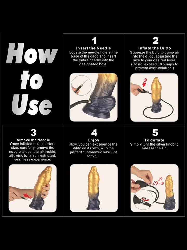 Density Inflatable Dildo Yellow/Blue 25 cm - Piepūšamais dildo 3 [full]