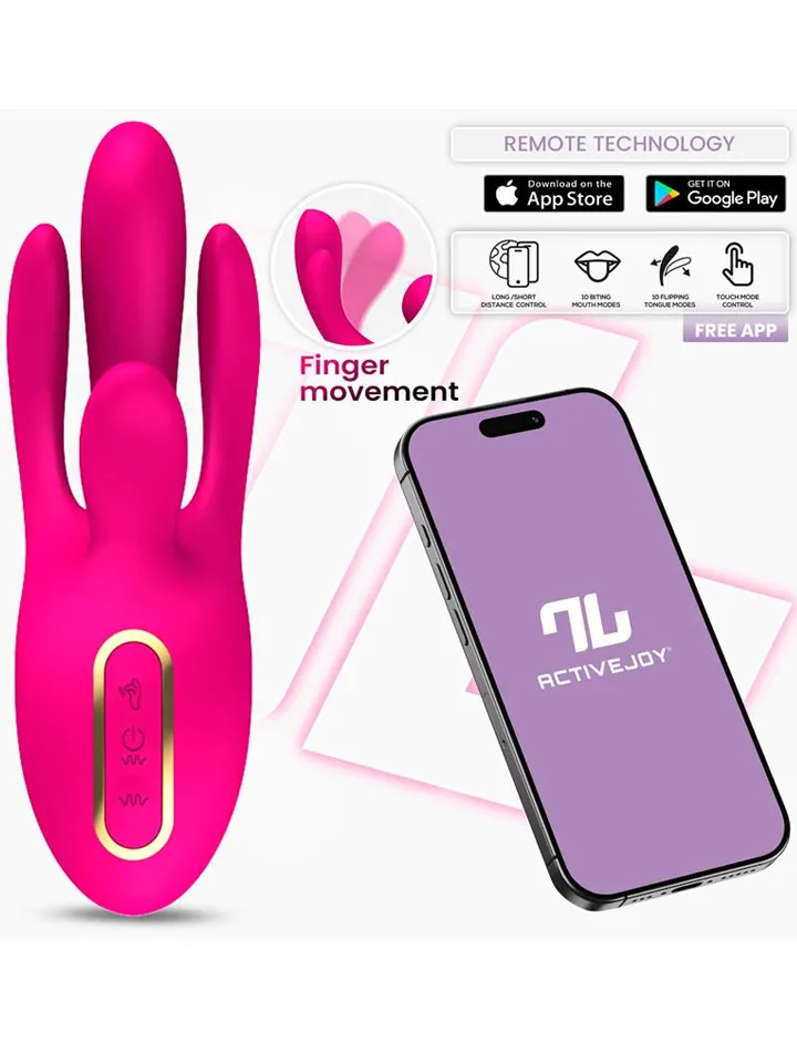 Derek Vibe With Finger Function 3 Motors & App - Lietotnes kontrolēts vibrators 1 [full]