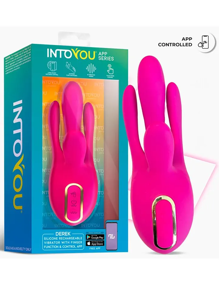 Derek Vibe With Finger Function 3 Motors & App - Lietotnes kontrolēts vibrators 5