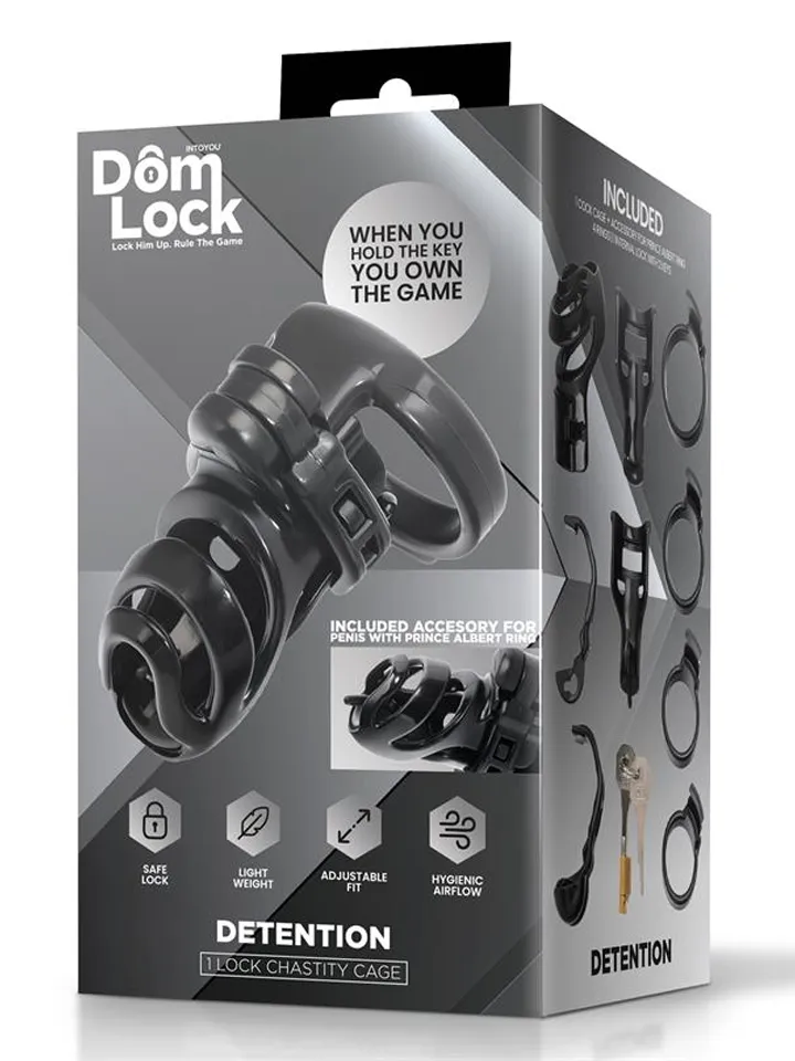 Detention Chastity Cage - Šķīstības būris 4 [full]