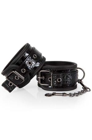 Diabolique Black Ankle Cuffs - Potīšu aproces 1