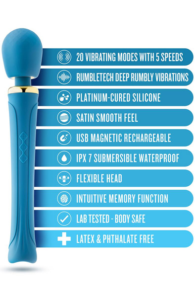 Dianna Powerful Massage Wand 31 cm - Burvju nūjiņa / masāžas zizlis 3