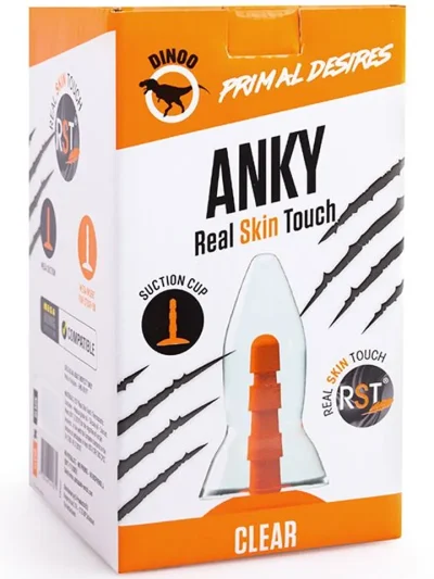 Dinoo Primal Anky Clear 21 cm - XL Buttplug 3