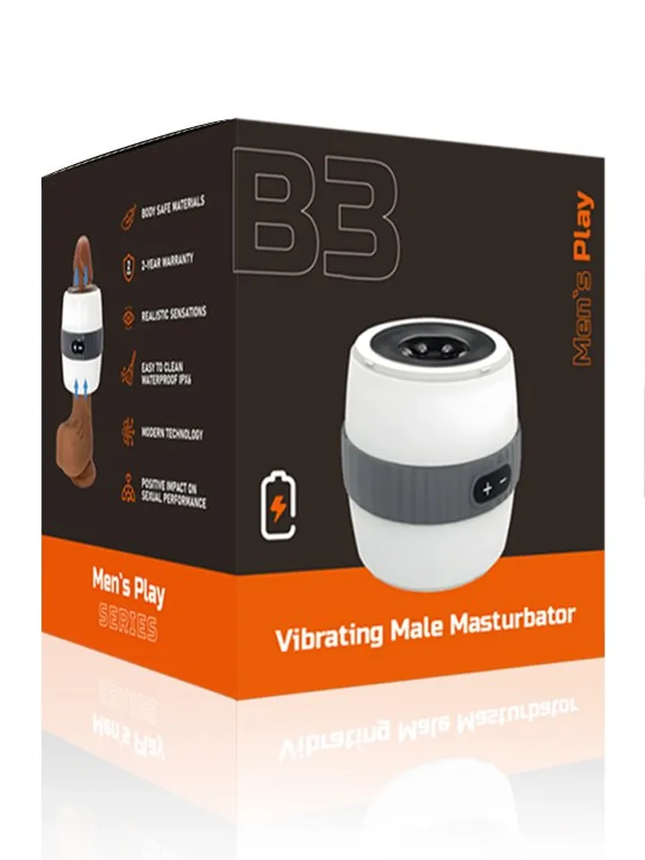 Discreet Male Masturbator With Vibrations - Vibrējošs masturbators 4 [full]