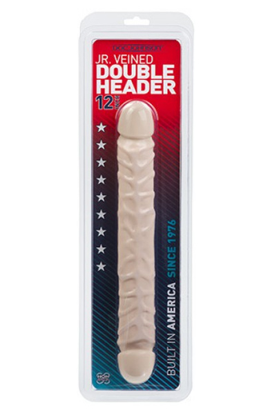 Doc Johnson Jr. Veined Double Header 30cm - Dubultā dildo 2