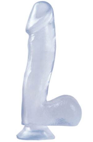 Dong With Suction Cup Transparent 16,5 cm - Dildo 1