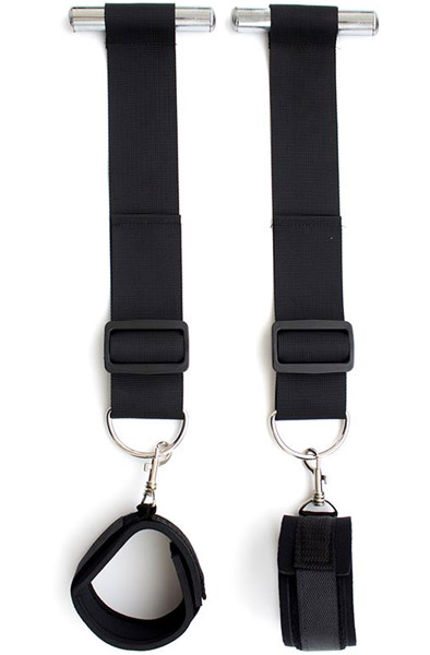 Door Swing Nylon Bind Neoprene Wrist Cuffs - Amata meistars 1