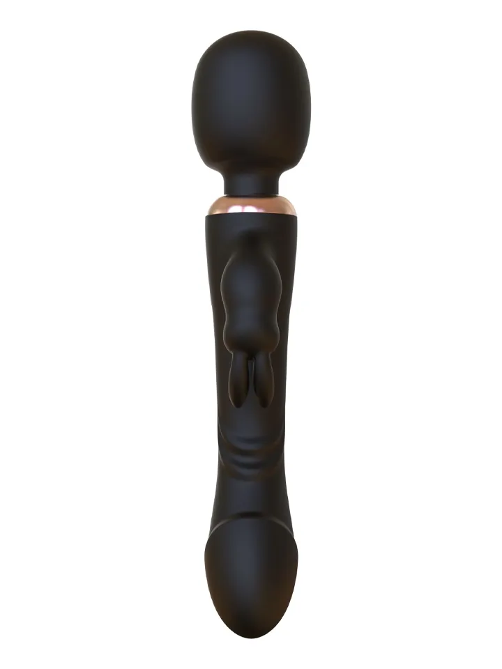 Double-Ended Rabbit Wand Vibrator - Burvju nūjiņa / masāžas zizlis 2 [full]