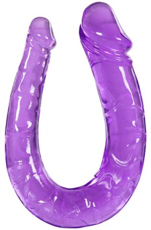 Double Penetrating Dildo Purple 30 cm - Dubultā dildo 1