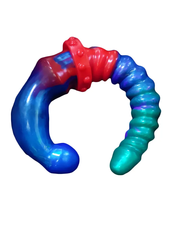 DoublePlayz Double Good Bluewy 35,5 cm - Dubultā dildo 2 [full]