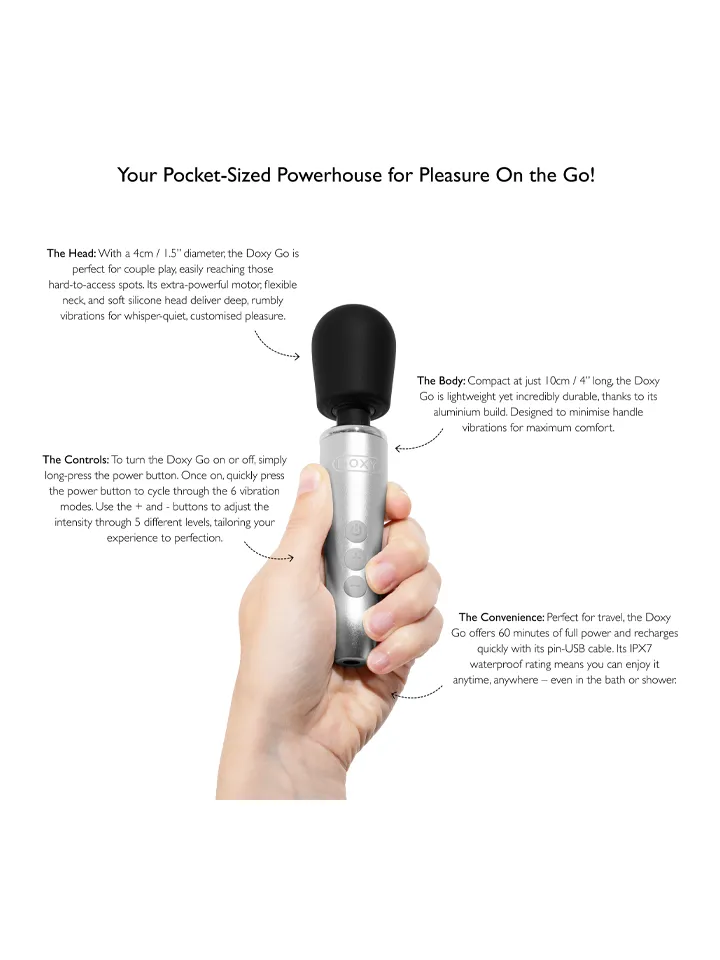 Doxy Go Wand - Burvju nūjiņa / masāžas zizlis 3 [full]